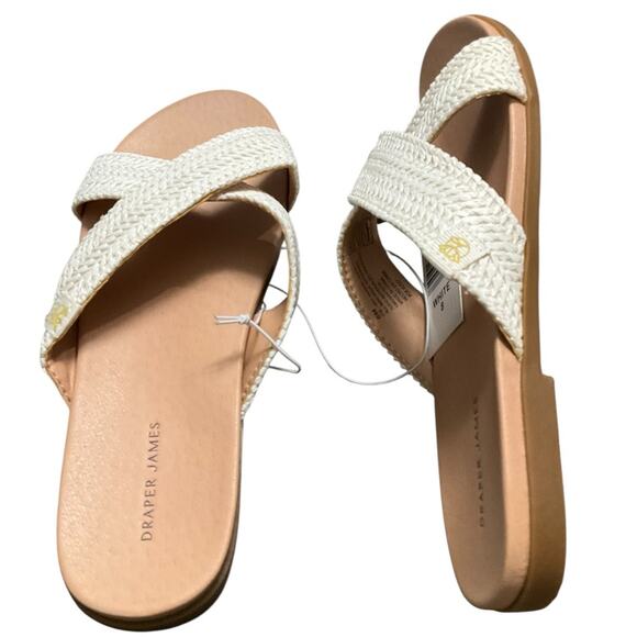Draper James Women's White Sandals Size 8 NIB NEW - Picture 5 of 10